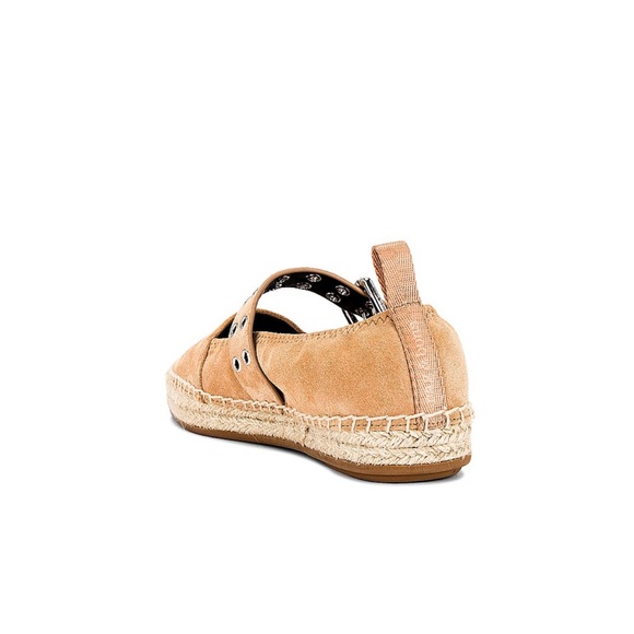 rag & bone: Anteros Buckle-Detailed Suede Espadrilles